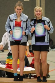 Kim Müller und Lisa-Marie Grauel wurden Zweite bei der Jugend A/B